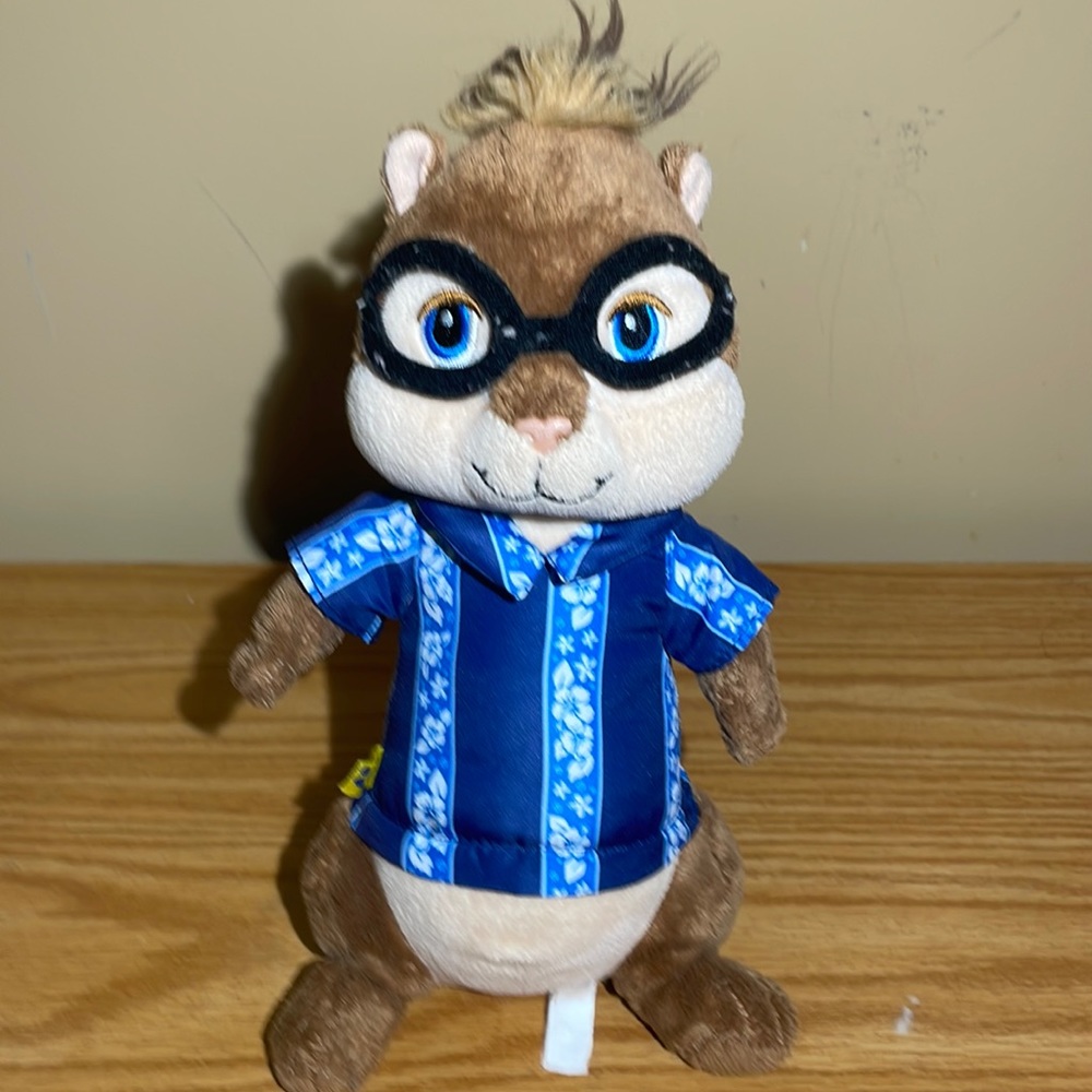 simon alvin and the chipmunk stuffed animal plushie (used)(in good condition)